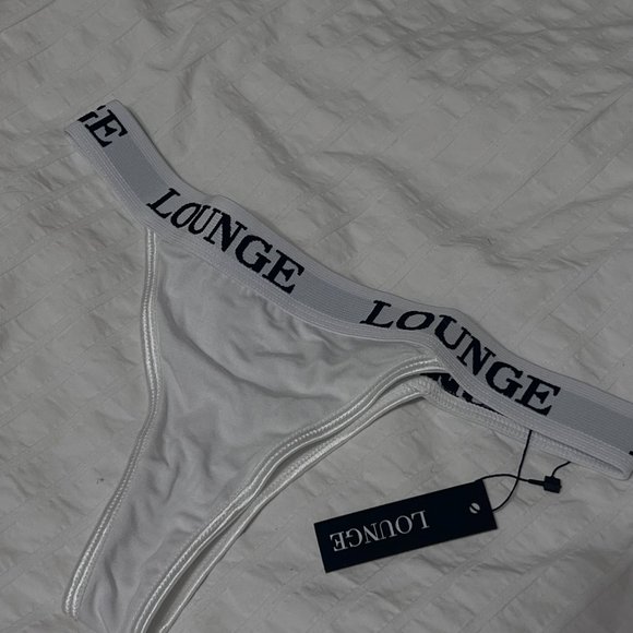 LoungeUnderwear Triangle Thong - Picture 2 of 3